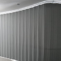 Curved curtain rail2