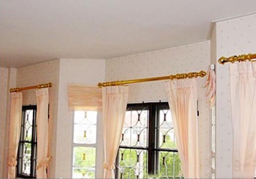 Pleated Curtain-Old Rose-4