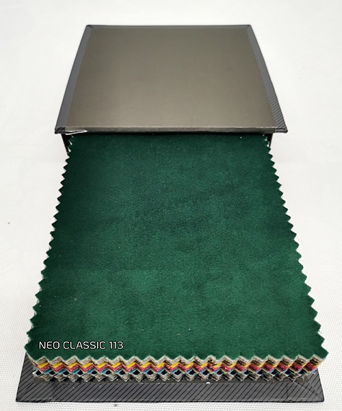 Green velvet fabric