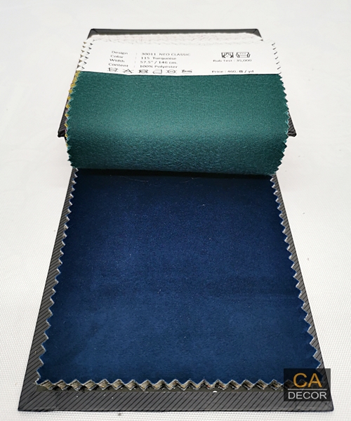 ผ้ากำมะหยี่สีน้ำเงิน blue