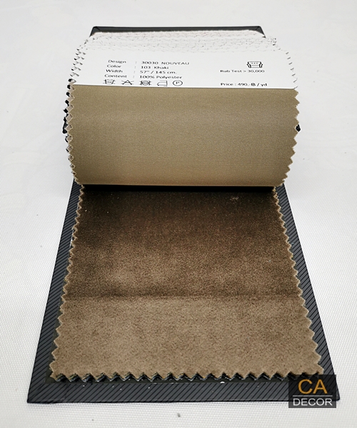 ผ้ากำมะหยี่สีน้ำตาล brown