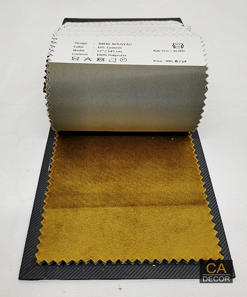 ผ้ากำมะหยี่สีทอง gold