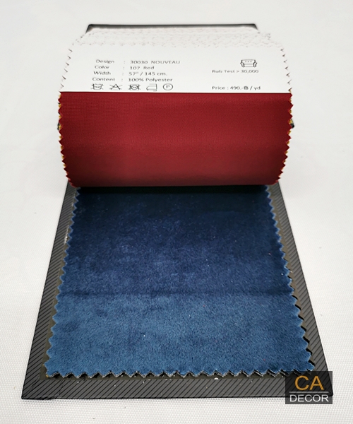 ผ้ากำมะหยี่สีฟ้าเข้ม blue