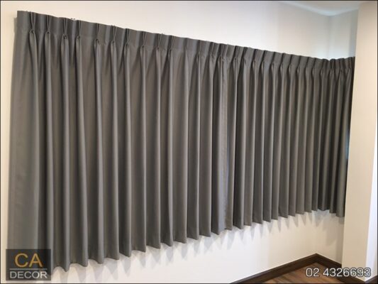 Beautiful pleated curtains