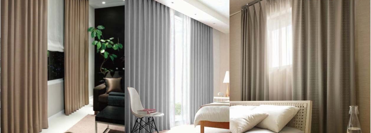 Pleated curtain, M rail