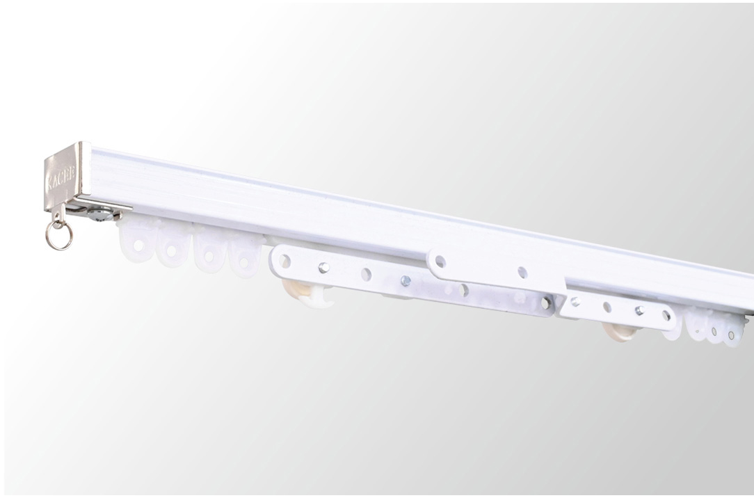 M rail, hand assembled, white