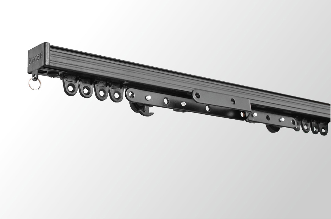 M rail, hand assembled, black
