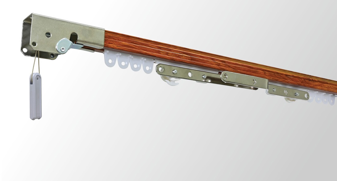 M track, rope, wood color