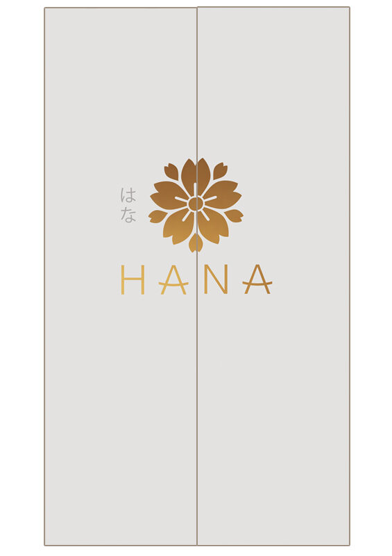 HANA japanese restaurant curtain