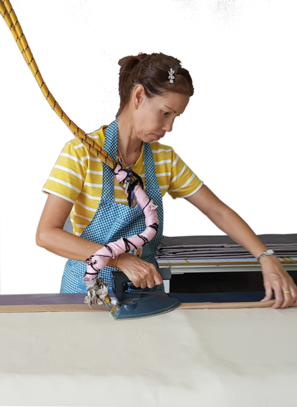 Iron the curtains